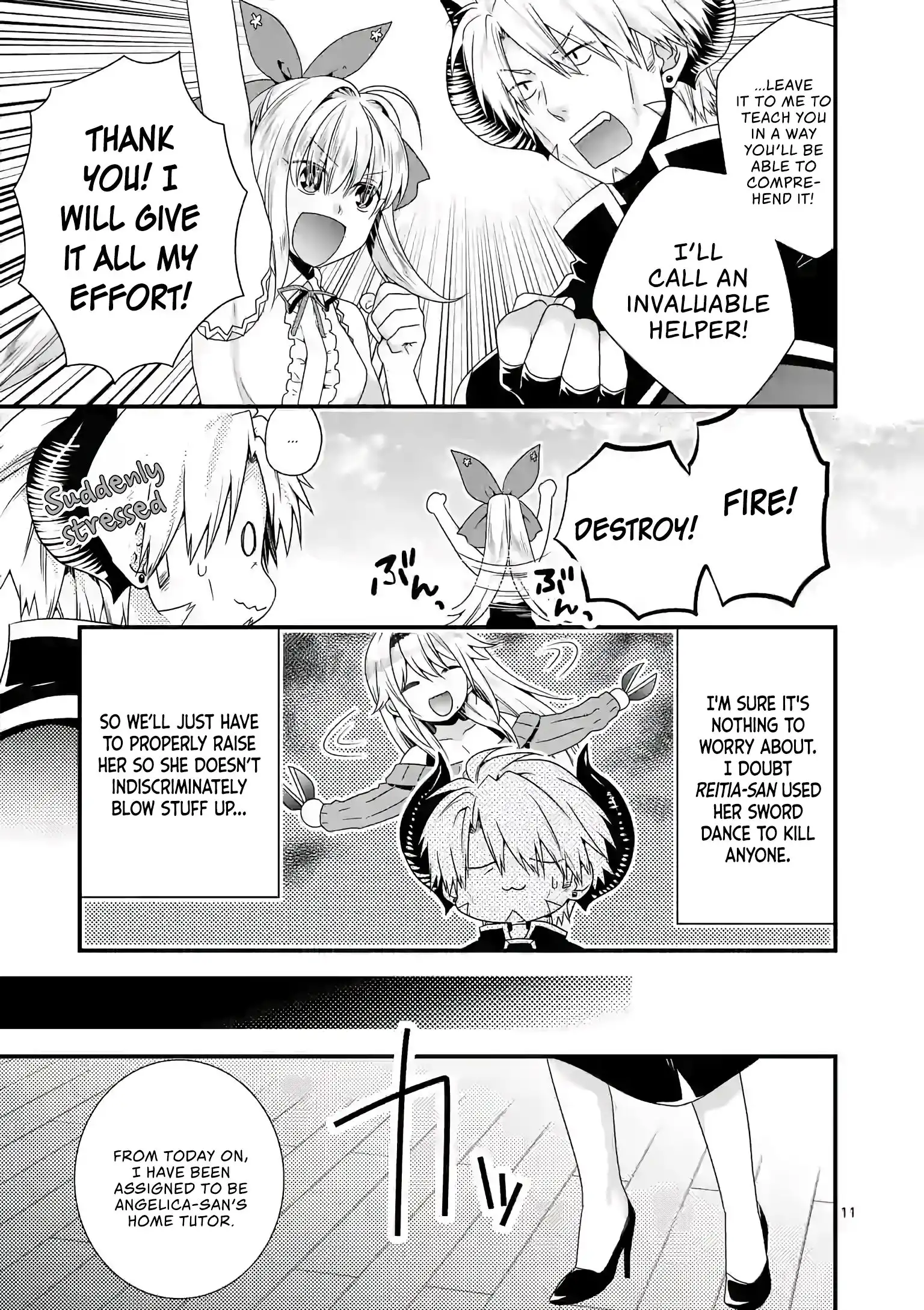 Maou Desu. Onna Yuusha no Hahaoya to Saikon Shita no de, Onna Yuusha ga Giri no Musume ni Narimashita. Chapter 20 12